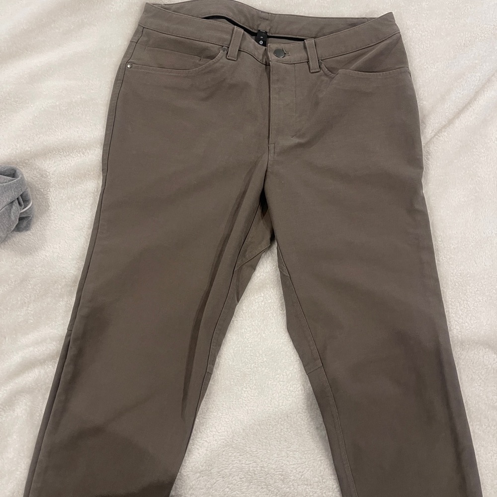 lululemon athletica Tan Chinos with Stretchy Fabric